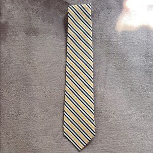 Jos. A. Bank Diagonal Striped Tie in Yellow and Blue